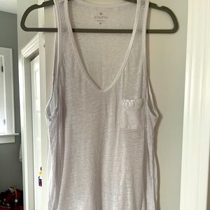 EUC white Athleta workout tank